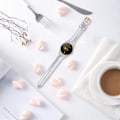 Miniatyrbillede 2 af 2: Google Pixel Watch Urrem i ægte læder - Sølv Silver grey