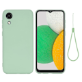 Miniatyrbillede 1 af 2: Matte Liquid Samsung Galaxy A03 Core silikone cover - Grøn Green