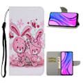 Pikkukuva 1 / 2: Wonderland Xiaomi Redmi 9C Läppäkotelo - Rabbits Pink