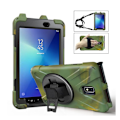 Pikkukuva 1 / 2: Samsung Galaxy Tab Active 2 X-muotoinen yhdistelmäkotelo - Naamiointi Green