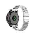 Miniatyrbillede 1 af 2: Tre perler i rustfrit stål 304 til Garmin-ur - Sølv Silver grey