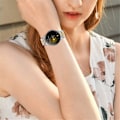 Miniatyrbillede 2 af 5: 7 perler urrem i rustfrit stål til Google Pixel Watch - Sølv / Guld Gold