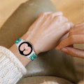 Miniatyrbillede 4 af 6: Samsung Galaxy Watch 5 / 5 Pro urrem i resin-stil - Sortliggrøn Green