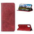 Pikkukuva 1 / 2: Lompakko-style Aitoa Nahkaa Läppäkotelo For Samsung Galaxy S20 FE 5G / 20 Fe - Punainen Red