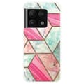 Miniatyrbillede 1 af 2: Marble OnePlus 10 Pro Etui - Farverig Marmor Tile Multicolor