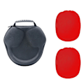 Pikkukuva 1 / 2: Airpods Max silikonisuojus + holkki - Punainen Red