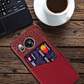 Pikkukuva 2 / 2: Bofink Sharp Aquos Sense 7 Card Suojakuori - Punainen Red