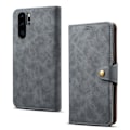 Miniatyrbillede 1 af 2: Huawei P30 Pro læderetui - Grå Silver grey