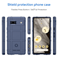 Miniatyrbild 2 av 2: Rugged Shield Fodral Google Pixel 7a - Blå Blå
