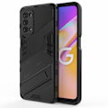 Miniatyrbillede 1 af 2: Stødsikkert hybridcover til OnePlus Nord N200 5G - Sort Black