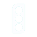 Pikkukuva 2 / 2: Samsung Galaxy S22 Plus karkaistua lasia kameran linssin suojus Transparent
