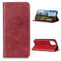 Miniatyrbillede 1 af 2: Wallet-style ægte Læder Flipcase til Xiaom Mi 11 - Rød Red