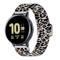 Miniatyrbillede 2 af 2: 22 mm nylon-urrem til Huawei- og Samsung-ure - Leopard Multicolor