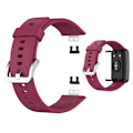 Pikkukuva 1 / 2: Huawei Watch Fit silikoninen kellonauha - Viininpunainen Red