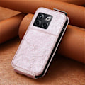 Pikkukuva 4 / 6: Vertical Flip Phone Suojakotelo With Zipper For OnePlus 10T / Ace Pro - Ruusukulta Pink