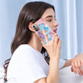 Pikkukuva 2 / 2: Marble Patterned Suojakuori With Ring Holder For Nokia G11 / G21 - Milky Way Marble Blue Multicolor