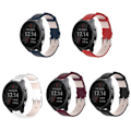 Miniatyrbillede 2 af 2: Garmin Forerunner 245 ægte læderurrem - sort Black