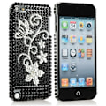 Miniatyrbillede 2 af 2: BlingCase (Silver Rose 1) Bling etui til iPod Touch 5 Multicolor