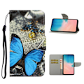 Miniatyrbillede 1 af 2: Wonderland Samsung Galaxy A51 etui - Blå Sommerfugl Multicolor