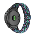 Miniatyrbillede 1 af 2: 26 mm elastisk nylon-urrem til Garmin- og Coros-ure med værktøj - Grøn Green