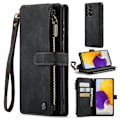 Miniatyrbillede 1 af 2: CaseMe Samsung Galaxy A72 5G etui med lynlås og pung - Sort Black