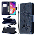 Miniatyrbillede 1 af 2: Butterfly Samsung Galaxy A70 etui - Blå Blue