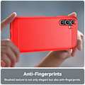 Miniatyrbillede 5 af 6: Carbon Flex Etui Samsung Galaxy A14 - Rød Red