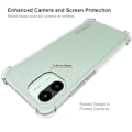 Miniatyrbillede 5 af 6: ENKAY klart faldsikkert etui til Xiaomi Redmi A1 Transparent