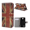 Pikkukuva 1 / 2: Moberg Huawei Y5 Y560 Kotelo Korttitaskuilla - Vanhanaikainen Britannian Lippu Multicolor