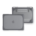 Pikkukuva 1 / 2: MacBook Pro 13 Touchbar 2 Palainen Läpnäkyvä Hybriidi Koneen Suoja Kuori - Harmaa Silver grey