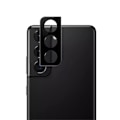Miniatyrbillede 1 af 2: MOCOLO Samsung Galaxy S21 9H hærdet glas til beskyttelse af kameralinsen - Sort Transparent
