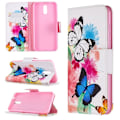 Pikkukuva 2 / 2: Wonderland Nokia 2.3 flip kotelot - Perhoset ja Kukat Multicolor