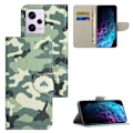 Miniatyrbild 2 av 2: Wonderland Xiaomi Poco X5 / Redmi Note 12 Flip Fodral - Camouflage Grön