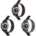 Miniatyrbild 2 av 2: Garmin Fenix 6S klockarmband med nylonögla - Marinblå Blå