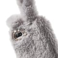 Miniatyrbild 2 av 2: Fluffy Rabbit iPhone 8 Plus / iPhone 7 Plus skal - Silver/Grå Silvergrå