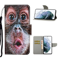 Miniatyrbillede 1 af 2: Wonderland Samsung Galaxy S21 FE Flip etui - Monkey Brown