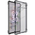 Miniatyrbillede 1 af 2: IMAK Airbag-cover til Google Pixel 6a - Gennemsigtig Sort Transparent
