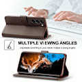 Pikkukuva 2 / 2: LC.IMEEKE Samsung Galaxy S23 Plus Läppäkotelo - Ruskea Brown