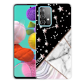 Miniatyrbillede 1 af 2: Deco Samsung Galaxy A73 Etui - Stjernebillede Marmor Tile Multicolor