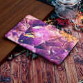 Miniatyrbillede 2 af 2: iPad 10.2 (2019) Stilfuldt mønster læder flip etui - Rock Multicolor