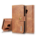 Miniatyrbillede 1 af 2: DG.MING Samsung Galaxy A40 2-in-1 Wallet etui - Brun Brown