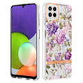 Pikkukuva 1 / 2: Erittäin ohut ja kestävä pehmeä kansi Samsung Galaxy A22 4G / M32 - Violetti Pioni Purple