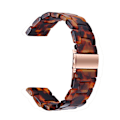 Miniatyrbillede 1 af 2: 20 mm Huawei Watch GT 2 42 mm / Watch 2 resin-urrem med spænde i rustfrit stål - Hawksbill Multicolor