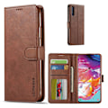 Miniatyrbillede 1 af 2: LC.IMEEKE Samsung Galaxy A70 Flip Etui - Kaffe Brown
