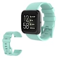 Miniatyrbild 1 av 2: Fitbit Versa 2 / Versa Lite silikon klockarmband - cyan / Size: S Grön