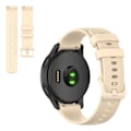 Miniatyrbild 1 av 2: Garmin Venu 2 / Vivoactive 4 simple solid color watch band - Beige Brun