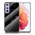 Pikkukuva 1 / 2: Fantasy Marble Samsung Galaxy S21 suojakuori - musta / valkoinen marmori Black