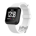 Miniatyrbillede 1 af 2: Fitbit Versa blød TPE urrem - Størrelse: L / Hvid White