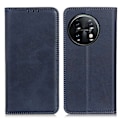 Miniatyrbillede 1 af 2: Flip Etui med Pung i Ægte Læder til OnePlus 11 - Blå Blue