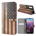 Pikkukuva 1 / 2: Huawei P20 uniikki suojakotelo - USA lippu Multicolor